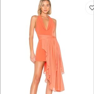 REVOLVE orange mini dress